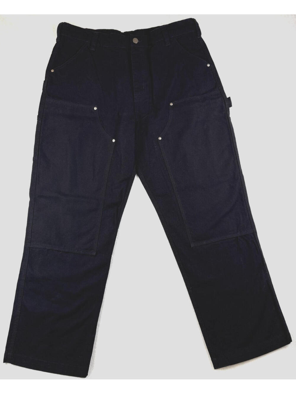 LCKR Men’s Large Black Double Knee Carpenter Pants Relaxed Fit Workwear NWT